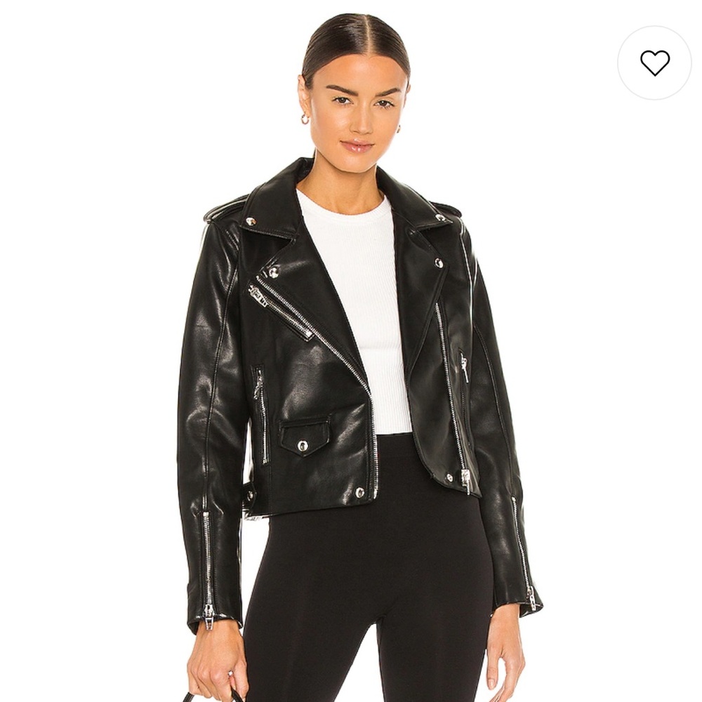 Revolve - Vegan Leather Moto Jacket